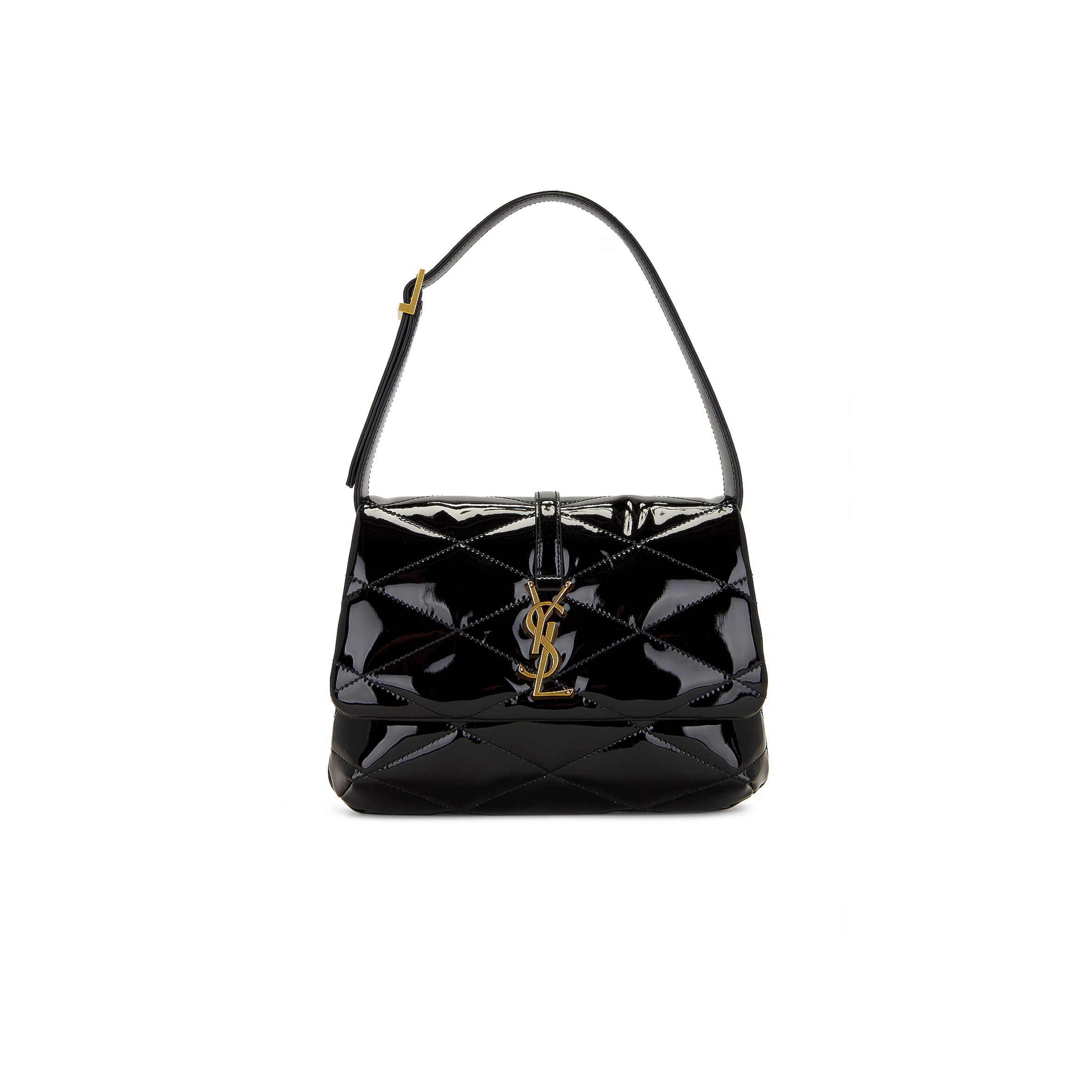 YSL LE 57 HOBO BAG IN QUILTED PATENT 6985672IU071000 (24*18*5.5cm)